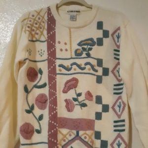 Alfred Dunner Vintage Sweater Pastel Blush